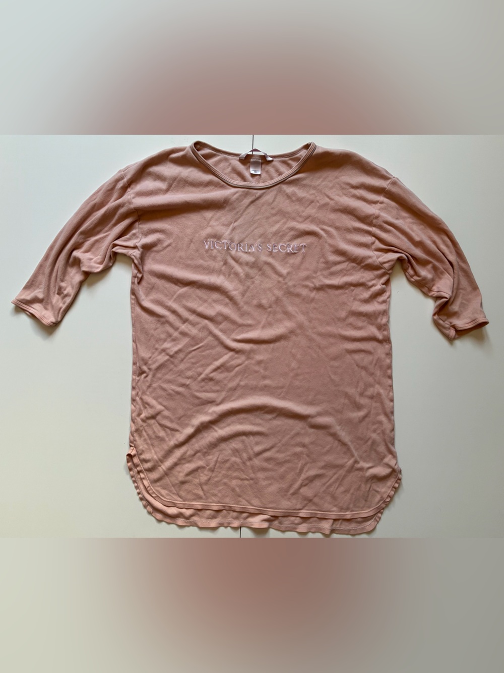 Victoria's Secret Rose 3/4 Sleeve Lounge Top - Size XS